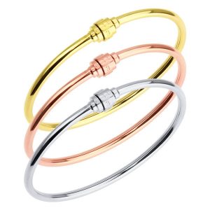 Heart code stainless steel bracelet