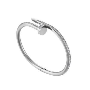 silver nail bracelet